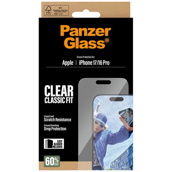 PanzerGlass® Skärmskydd iPhone 2025 6.3 iPhone 17