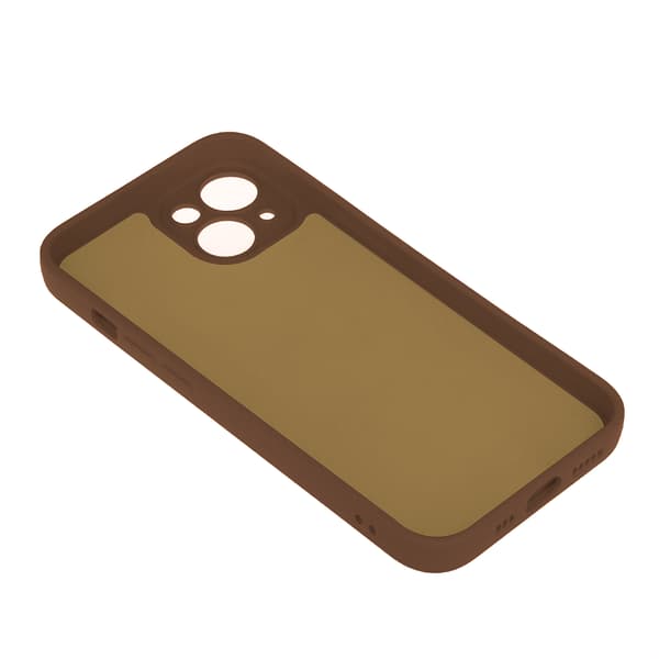 Silikonskal för iPhone 17 brun