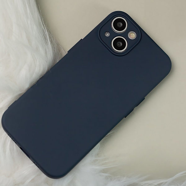 Silikonskal för iPhone 17 Pro mörkblå