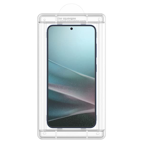 Spigen Elite Shield \"Ez Fit\" för Samsung Galaxy S25 transparent