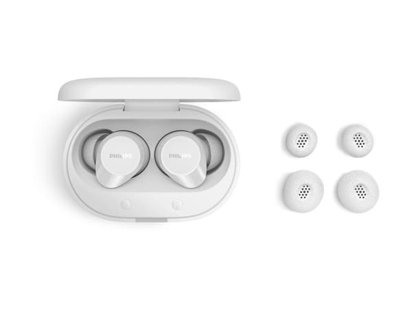 Philips TAT1300WT/00 TWS earbuds hörlurar vit vit