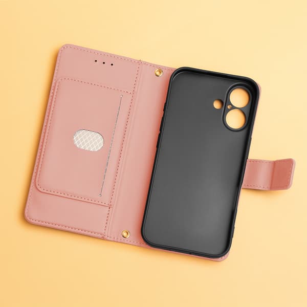 Smart Triangle-fodral för Xiaomi Redmi Note 15 Pro Plus 5G rosa