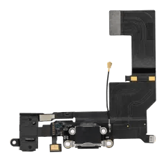 Laddningsport Flexkabel för iPhone 5S (Rymdgrå) svart