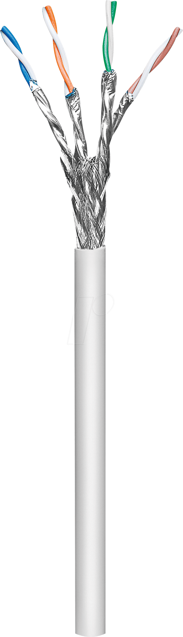 goobay CAT 6a SFTP, PiMF 15m Patchkabel vit vit