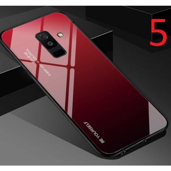 Glas fodral  för samsung s10 plus röd nr. 5 Red