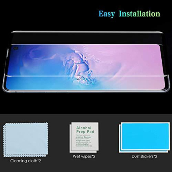 2 st heltäckande skärmskydd för samsung s10 E Transparent