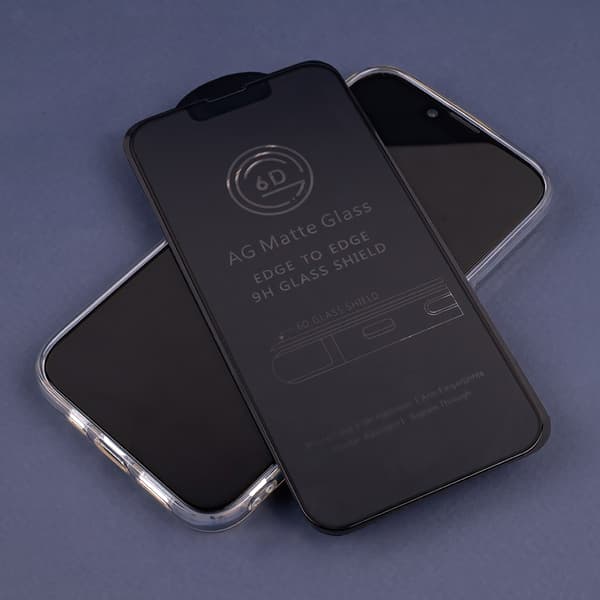 Härdat glas 6D matt för iPhone 16 Plus 6,7\"