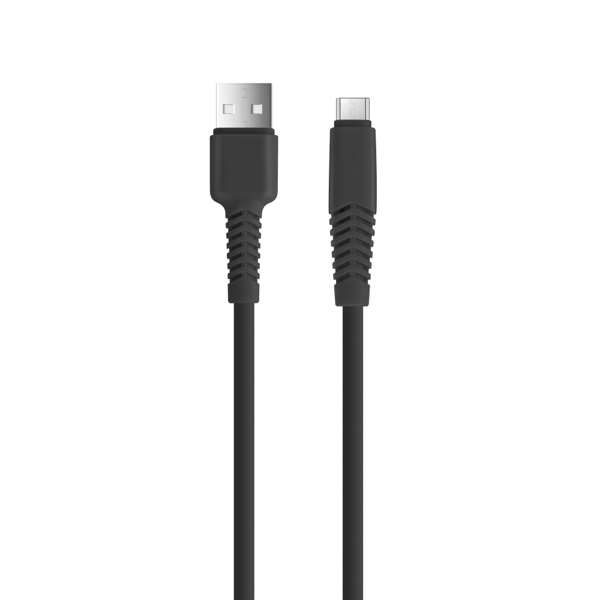 Setty USB - micro kabel 3 m 2A KSA-M-321 svart svart