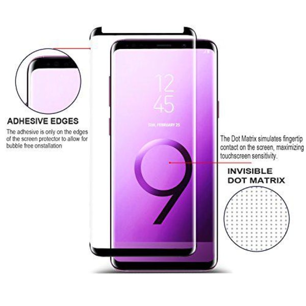 1st heltäckande för Samsung Galaxy S9 Transparent