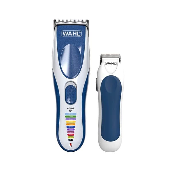 WAHL Color Pro 9649-916 Cordless Combo Hårklipper Blå Grå vit vit