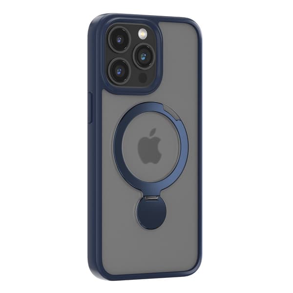 Comma fodral Joy Shark Mag för iPhone 15 Plus blå blå