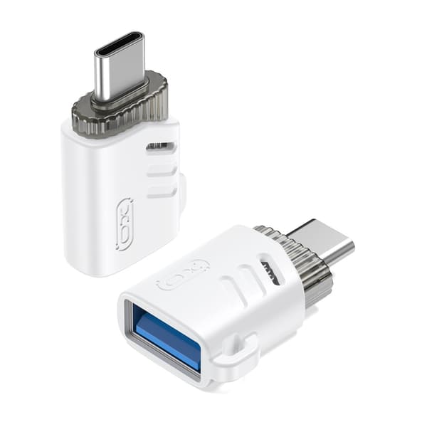 XO-adapter NB256B OTG USB - USB-C vit vit