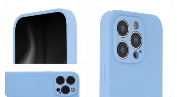 Soft Touch Mag Skal till iPhone 15 Pro Max 6,7\" pastellblå