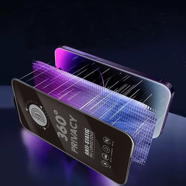 Härdat glas Privacy 360 för iPhone 16 Pro Max