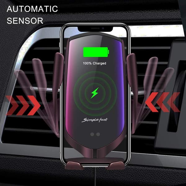 Trådlös billaddare Auto-klämma guld