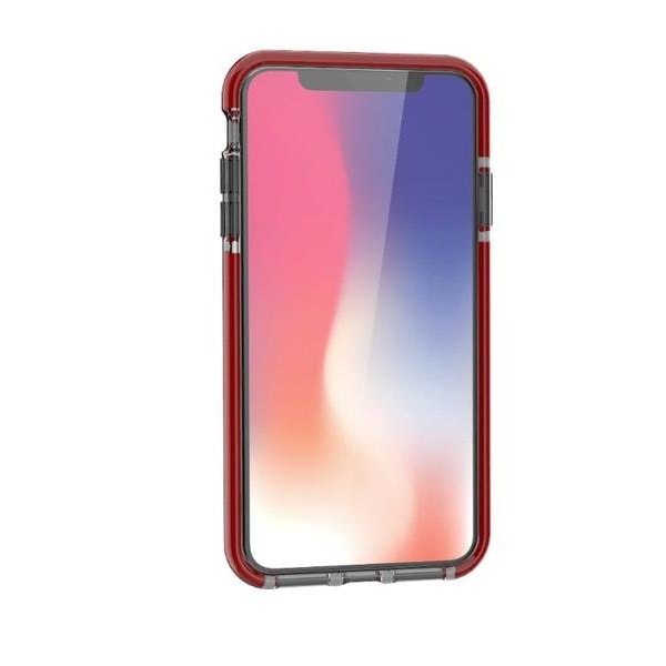 Hög genomskinlighet TPU + D30 fodral för iPhone Xs max
