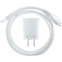 Micro-B USB till Typ-A-kabel (Generisk) (Vit)