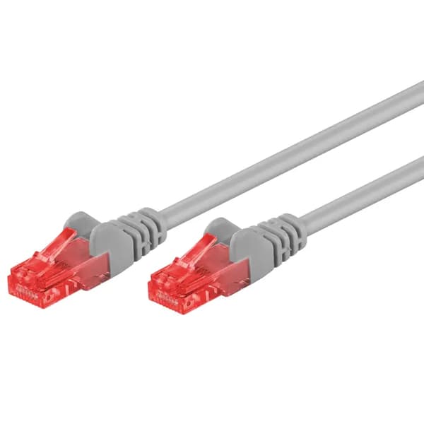 Goobay CAT 6 U/UTP CCA 20m Grey grå