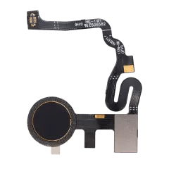 Fingeravtrycksläsare med flexkabel för Google Pixel 4a / 4a 5G (Äkta OEM) (Bara svart)