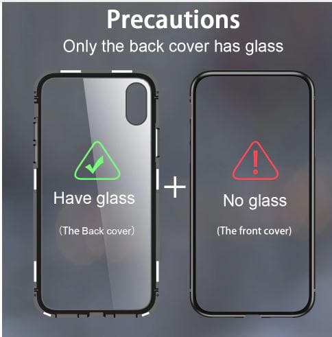 Magnetisk iphone X/Xs skall