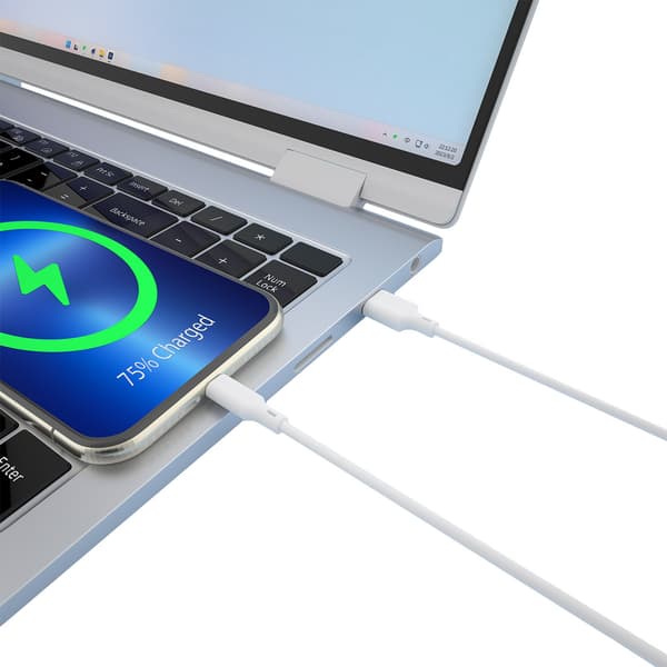 Forever återvinningskabel USB-A - USB-C 1,5m 3A KR60-AC-00 vit
