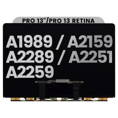 Endast LCD-panel för MacBook Pro 13\" A1989 / A2159 / A2289 / A2251 (2018-2020) (Endast panel)