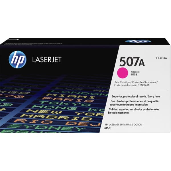 HP 507A Magenta 6000 sidor Toner CE403A