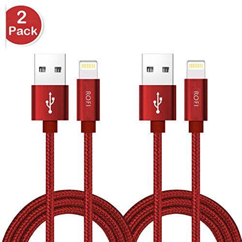 2 st 2 m hög kvalitet  iphone kabel svart Black
