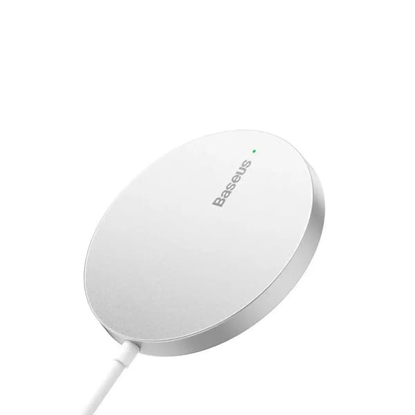 Baseus trådlös laddare Simple Mini 3 15W silver magnetisk