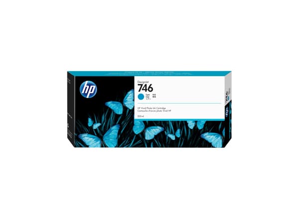 HP 746 Cyan bläck P2V80A