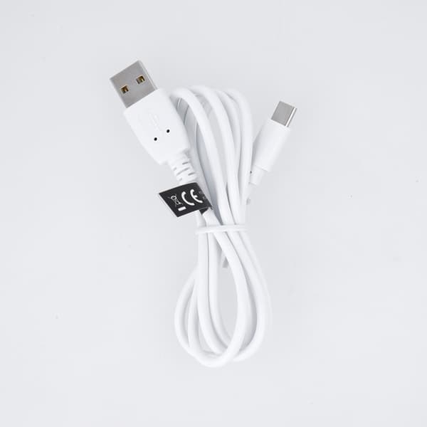 Maxlife-kabel USB - USB-C 1,0 m 3A vit