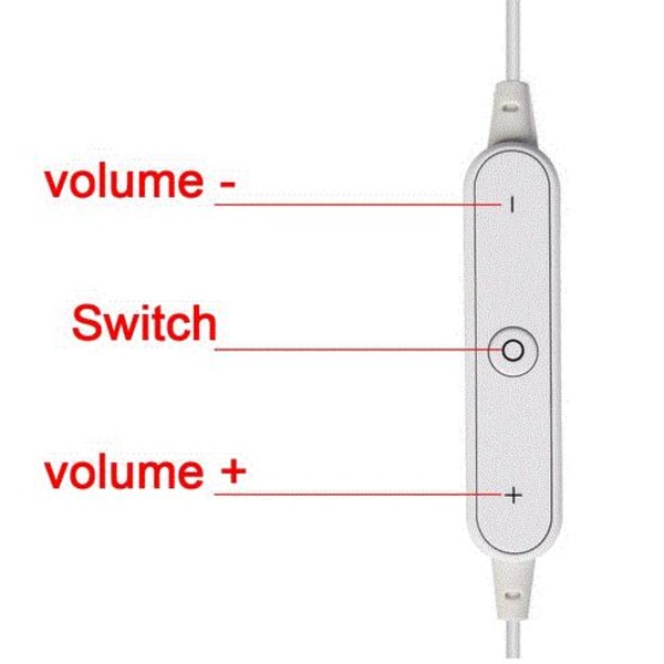 bluetooth hörlurar för iphone Svart färg