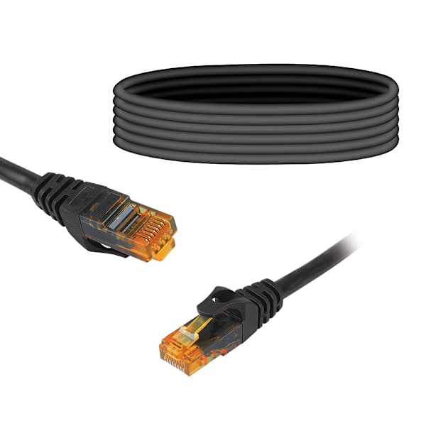 8P8C CAT6e UTP Network Cable (patch cord) 10m black