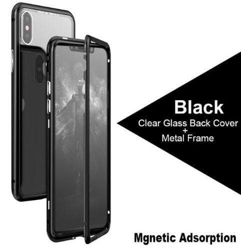 magnetisk glas bakfodra för iPhone Xs max