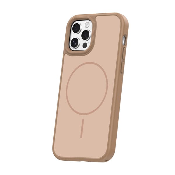 Frame Thin Mag-fodral för iPhone 12 / 12 Pro 6,1\" brun