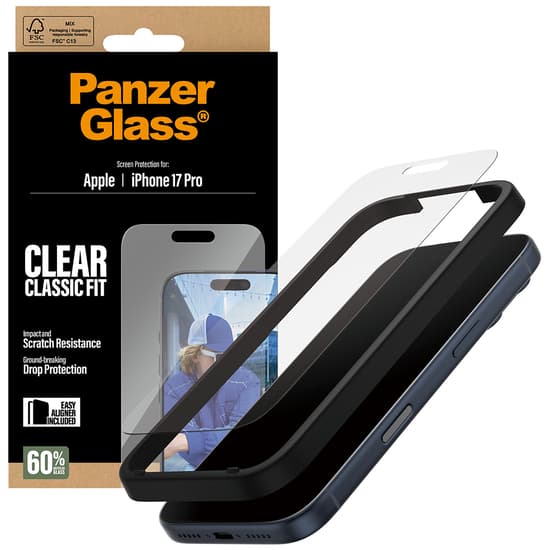 PanzerGlass® Skärmskydd iPhone 2025 6.3 iPhone 17 Pro