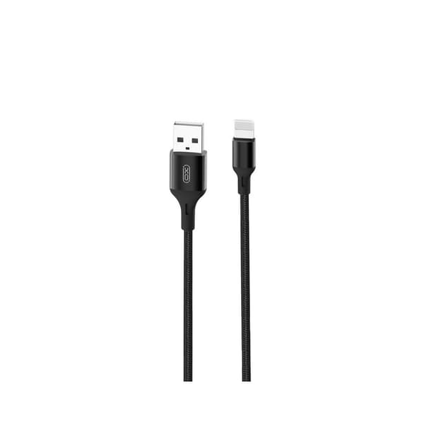 XO-kabel NB143 USB - Lightning 1,0 m 2,4A svart