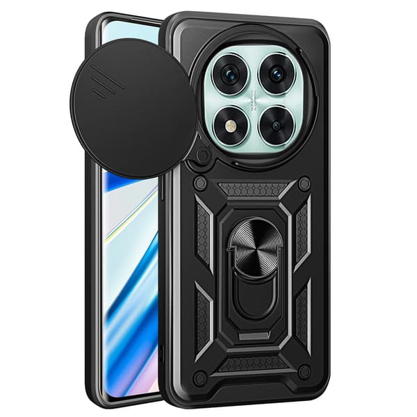 Defender Slide skal för Xiaomi Redmi Note 14 Pro 5G (Global) röd