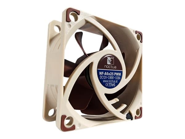 Noctua NF-A6x25 PWM Fan 1-pack Brun vit 60 mm