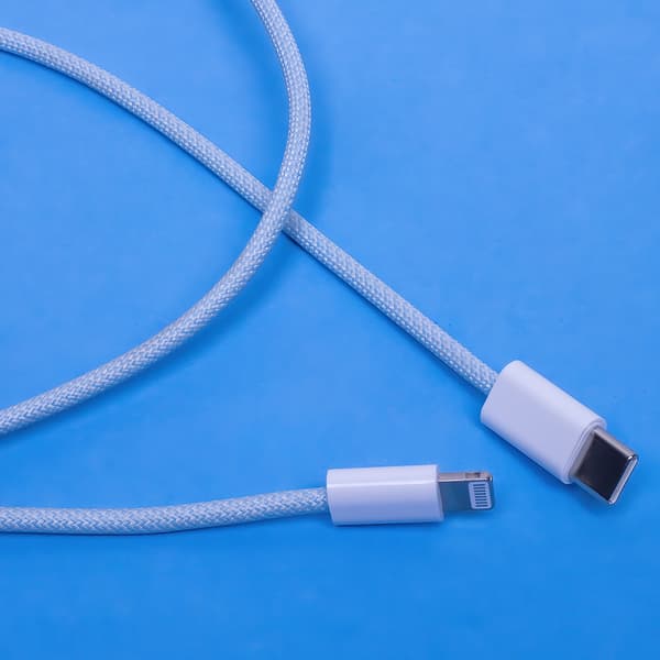 Maxlife MXUC-06 kabel USB-C - Lightning 1,0 m 20W blå nylon blå