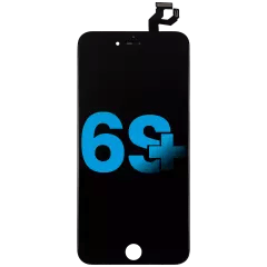 LCD-enhet med stålplatta för iPhone 6S Plus (Eftermarknad: AQ7) (Svart)