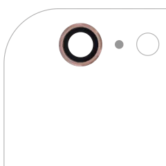 Bakre kameralins för iPhone 6S Plus (Rose Gold) (10-pack) rosa