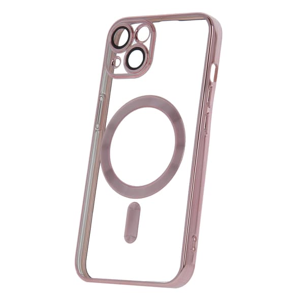 Color Chrome Mag-fodral för iPhone 13 6,1\" roséguld