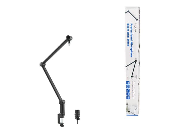 LogiLink Boom-arm svart
