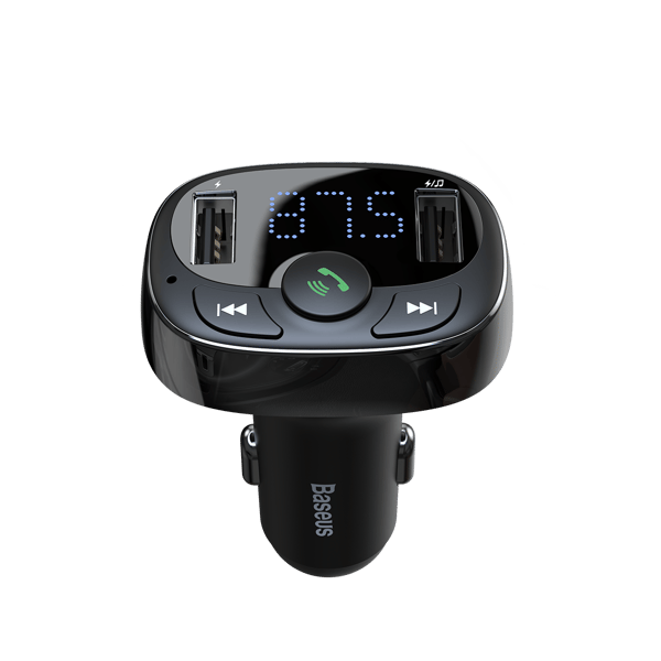 Baseus sändare FM T-formad S-09A Bluetooth MP3 svart