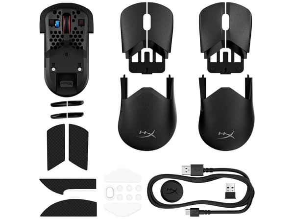 HyperX Pulsefire Saga Pro Wireless Gaming Optisk trådlös svart svart