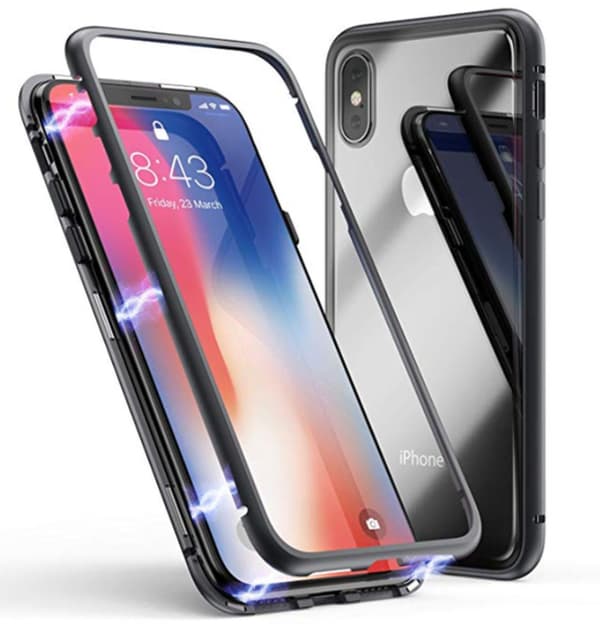 Magnetisk iphone X/Xs skall blå Blue