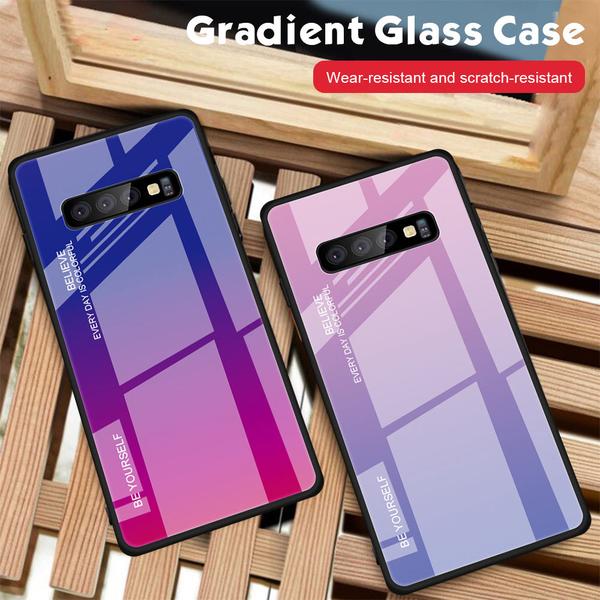 gradient härdat glas  för Samsung S10