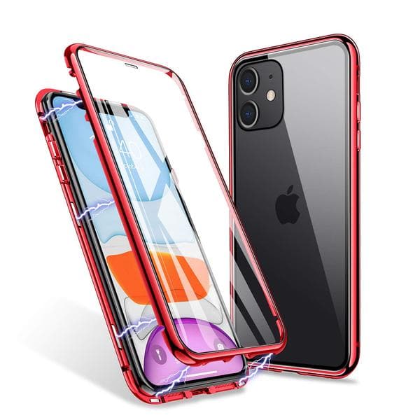 magnet fodral för  iphone 11 röd Red