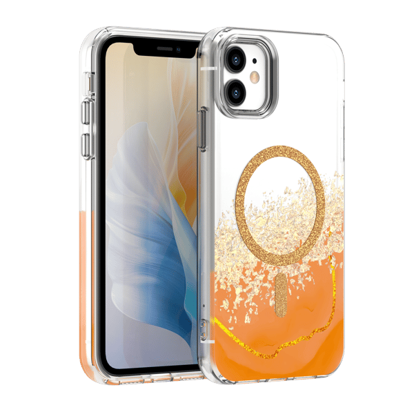 Epoxy Mag skal för iPhone 11 orange orange